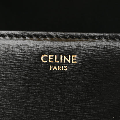 Celine Shiny Calfskin Small Triomphe Black 6 of 9