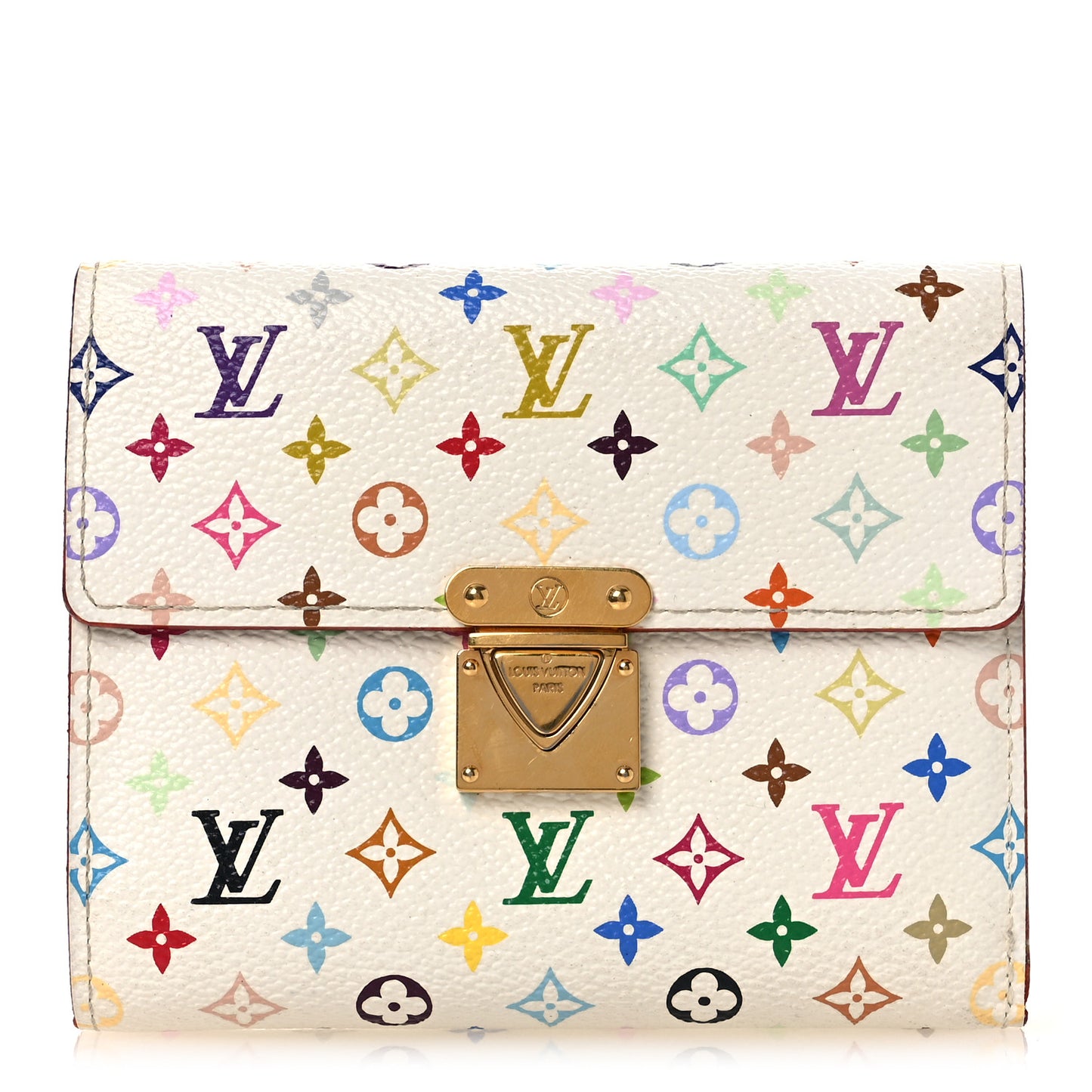 Monogram Multicolor Koala Wallet White