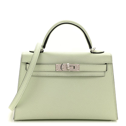 Hermes Epsom Mini Kelly Sellier 20 Vert Fizz 1 of 10