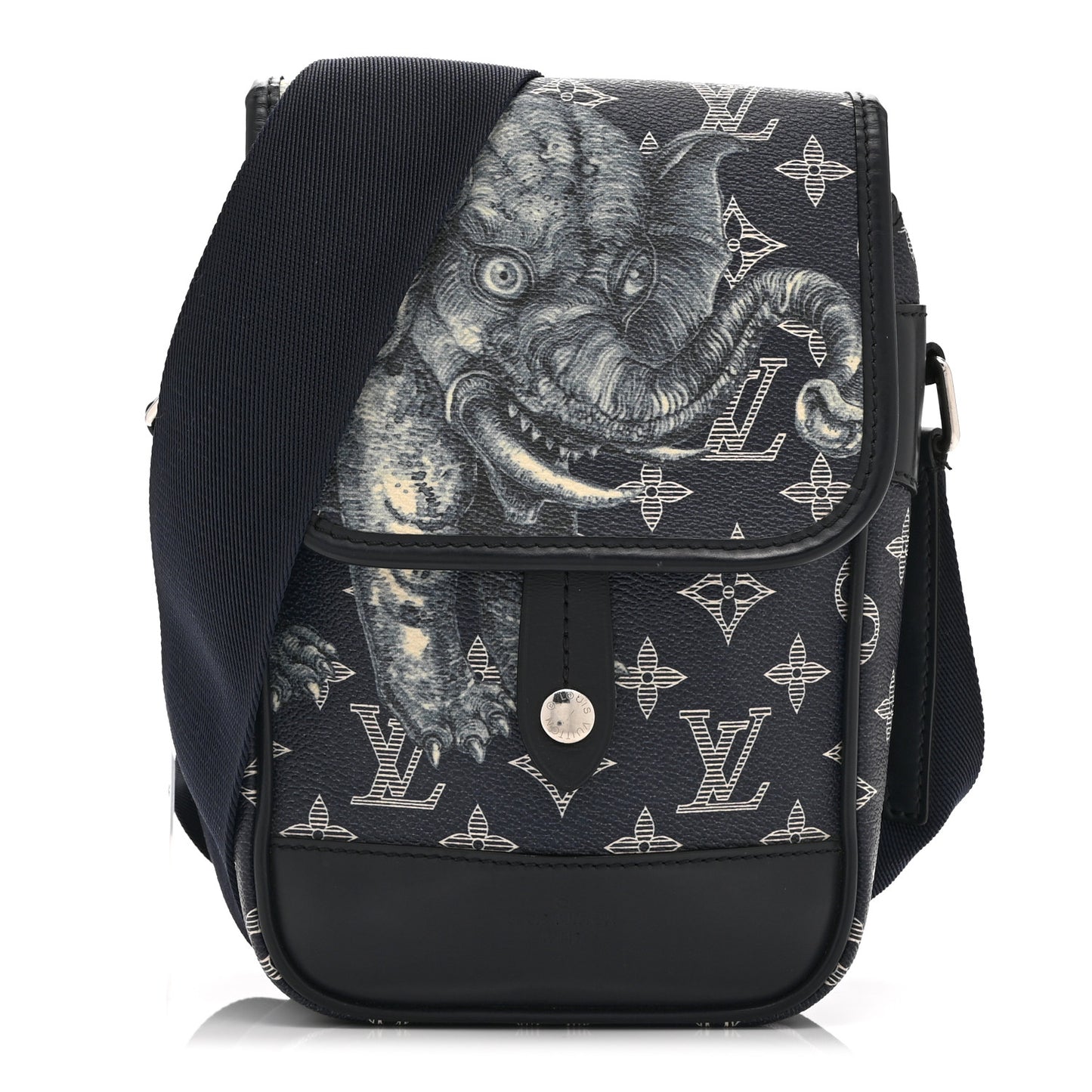Louis Vuitton Savane Monogram Elephant Chapman Messenger BB Encre