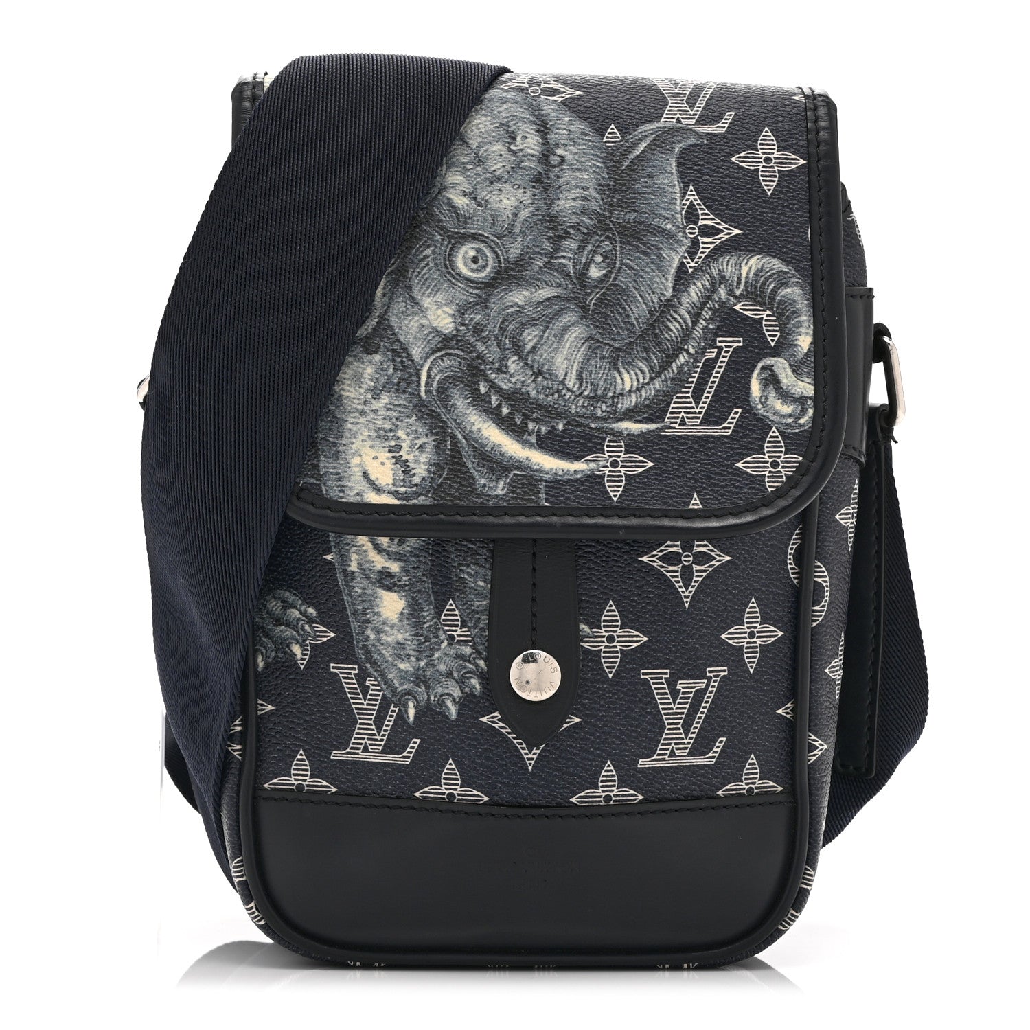Louis Vuitton Savane Monogram Elephant Chapman Messenger BB Encre 1 of 10