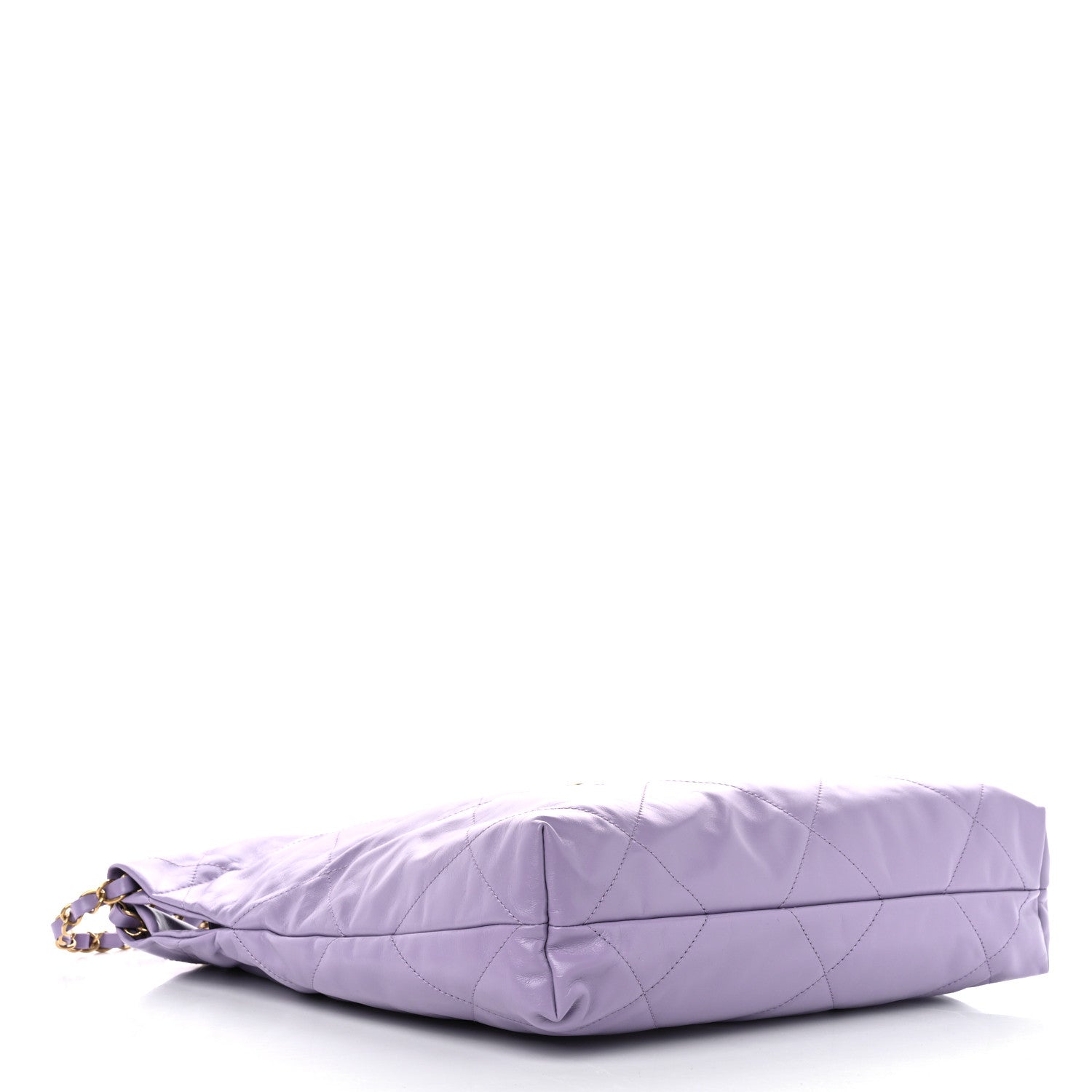 Chanel Shiny Calfskin Quilted Small Chanel 22 Light Purple 5 of 11