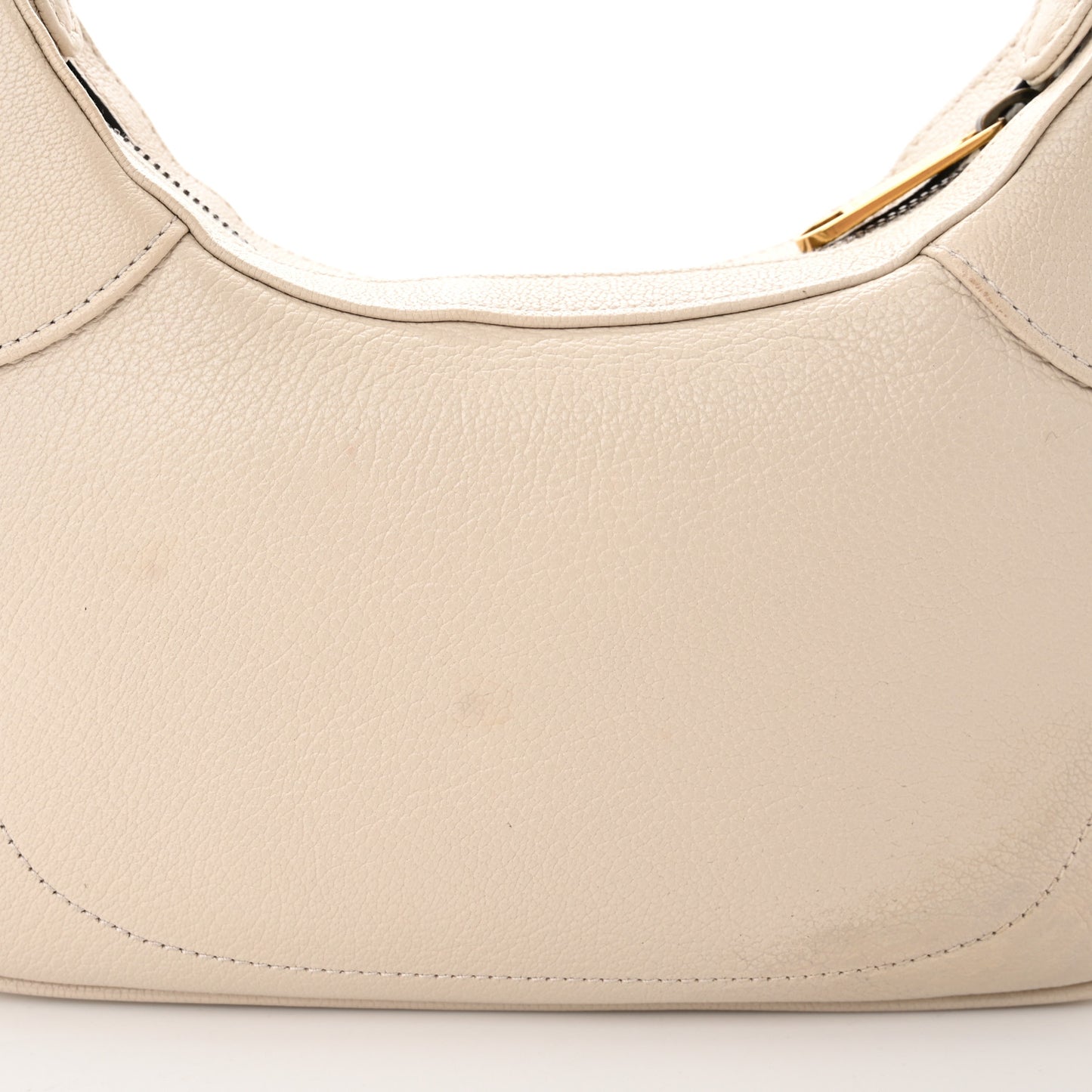 Goatskin Small Aphrodite Shoulder Bag Mystic White