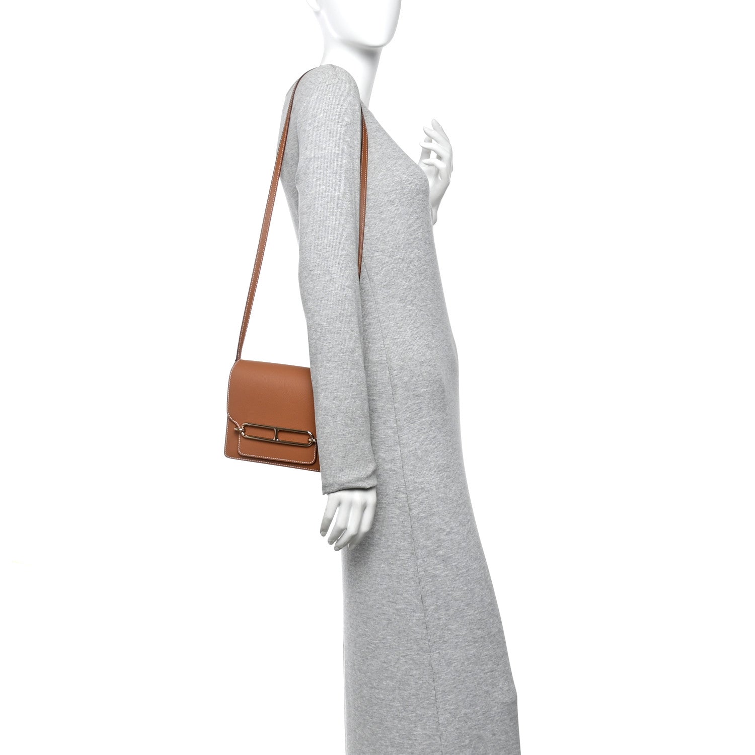 Hermes Evercolor Mini Sac Roulis Gold 2 of 10