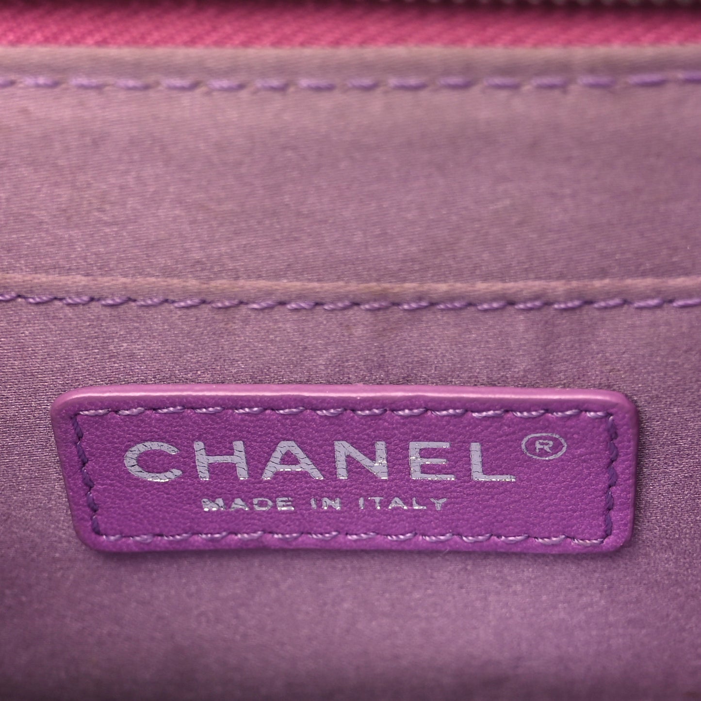 Patent Quilted Small Pocket Box Camera Case Purple