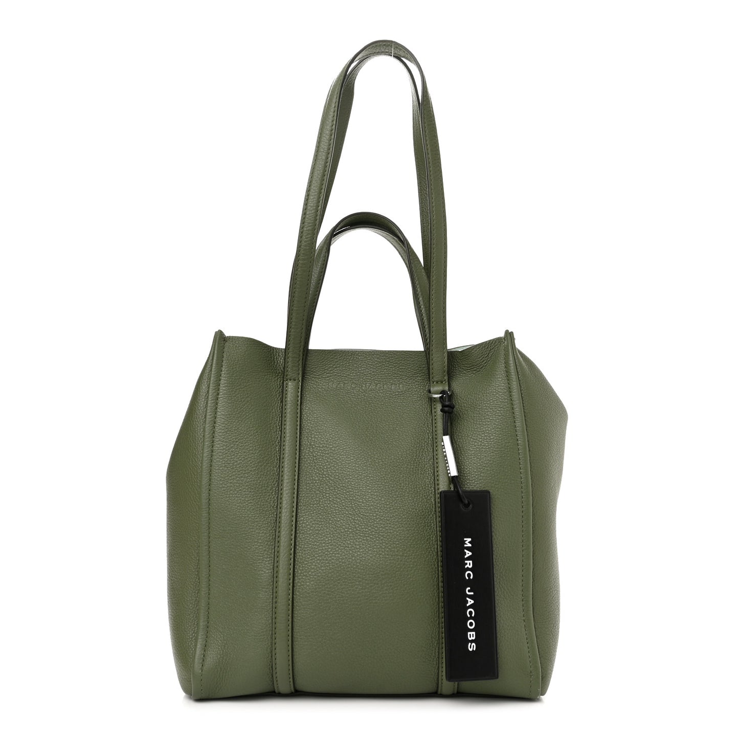 Grained Calfskin The Tag Tote Green