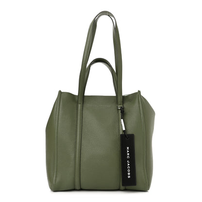 Marc Jacobs Grained Calfskin The Tag Tote Green 1 of 11