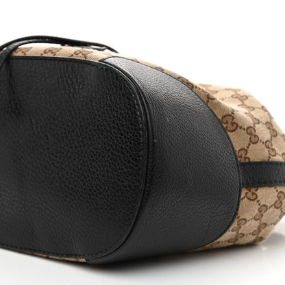 Gucci GG Monogram Calfskin Bucket Bag Black 10 of 16