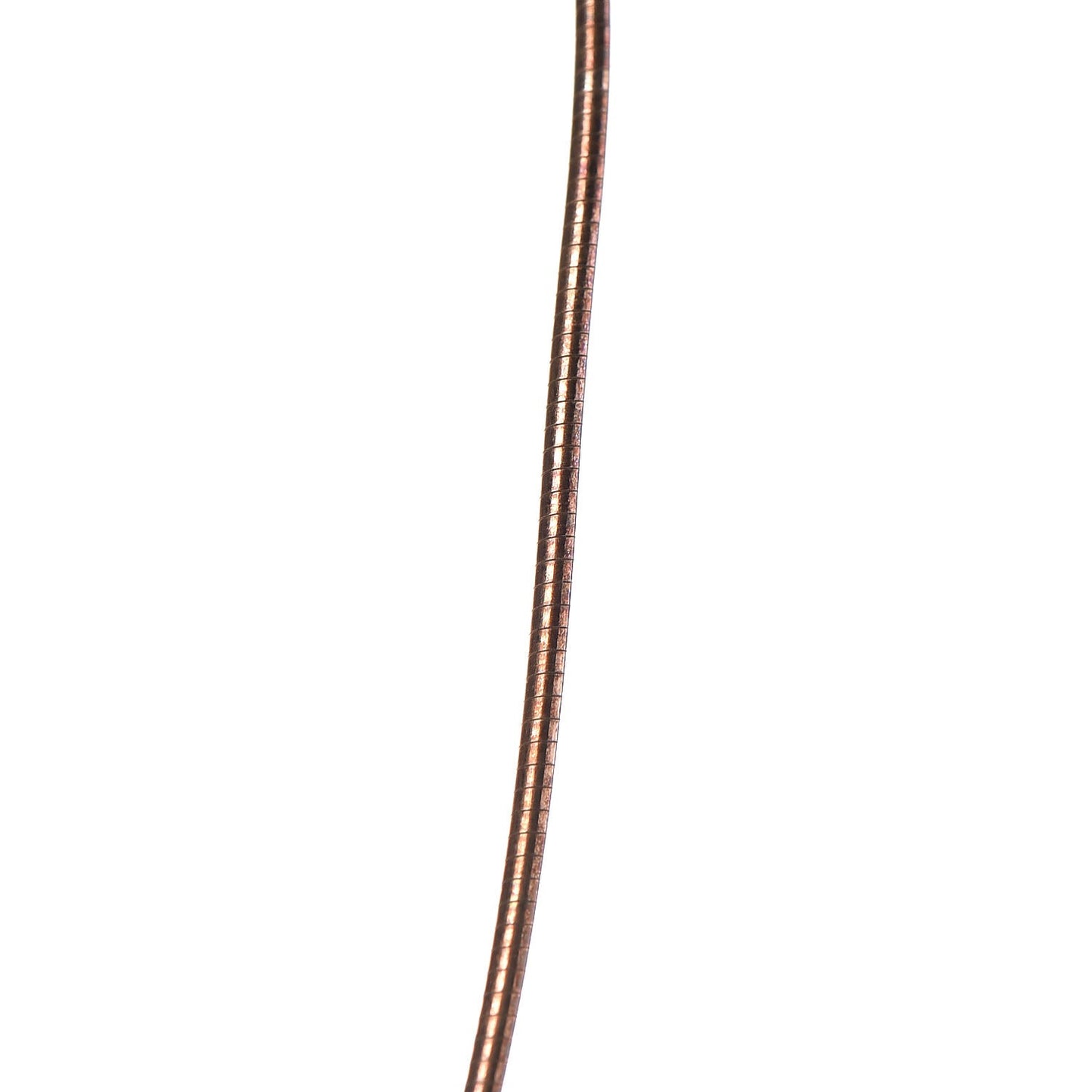 Lacquered Rose Gold Pop H Pendant Necklace White