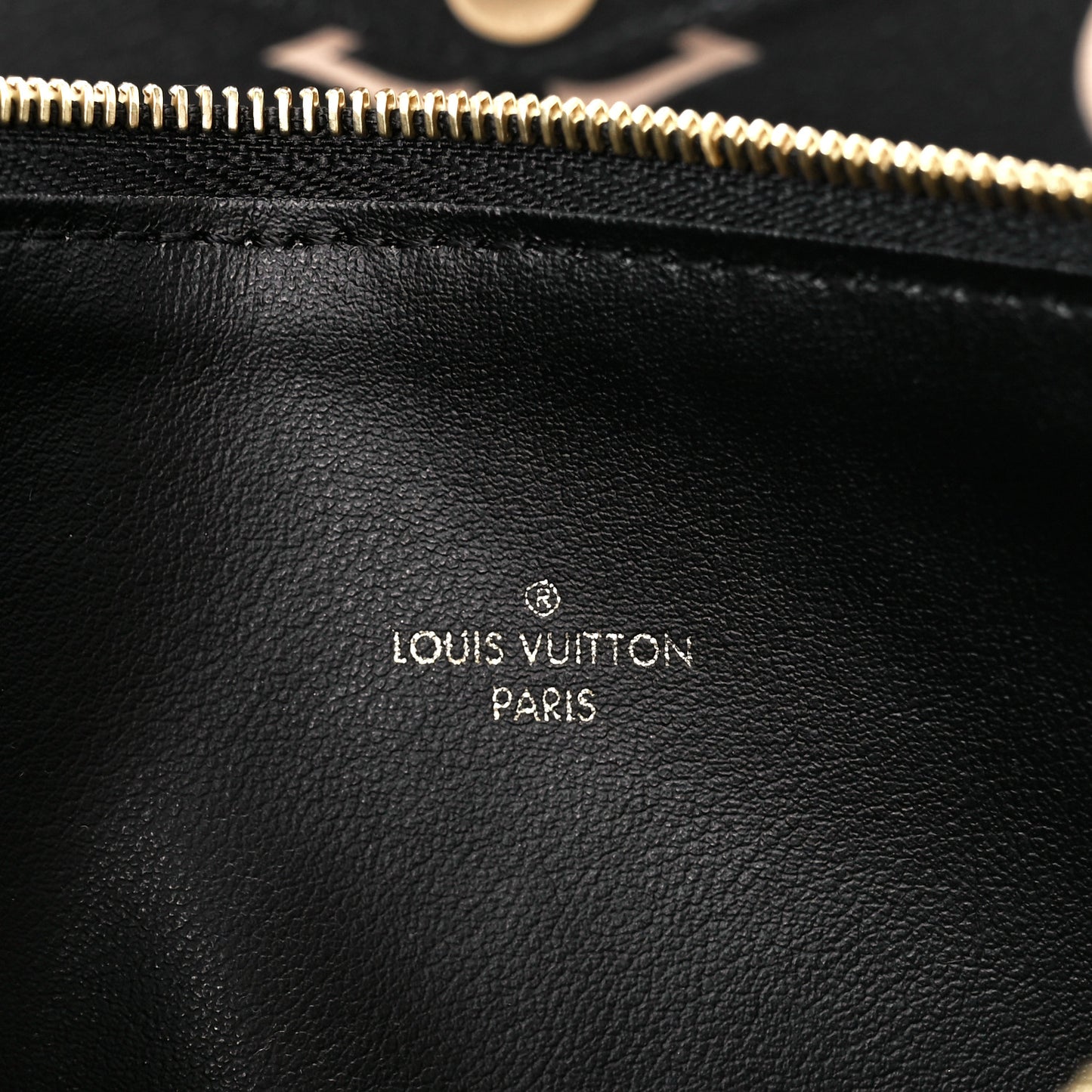 Empreinte Monogram Giant Felicie Pochette Black Beige