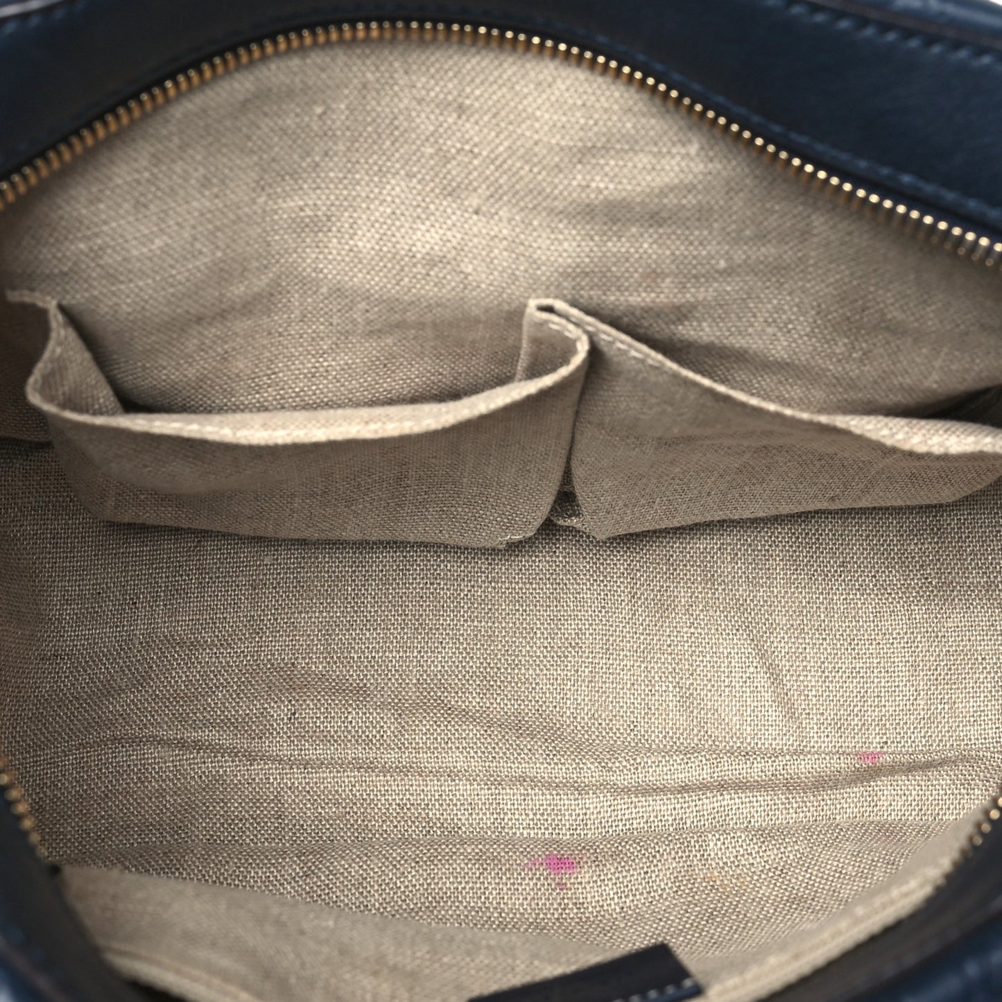 Microguccissima Medium Crossbody Bag Blue