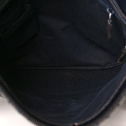 Gucci Monogram Web Medium Double Pocket Messenger Blue 5 of 9