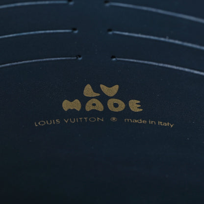 Louis Vuitton X NIGO Taurillon Monogram Denim Drip Pochette Voyage MM Blue 6 of 6