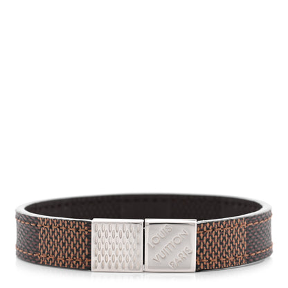 Louis Vuitton Damier Ebene Pull It Bracelet 19 1 of 6