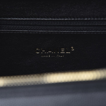 Chanel Caviar Quilted Medium CC Filigree Vanity Case Black 6 of 10