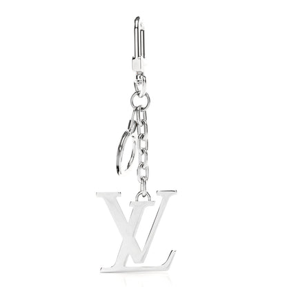 Louis Vuitton LV Facettes Bag Charm Key Holder Silver 1 of 5