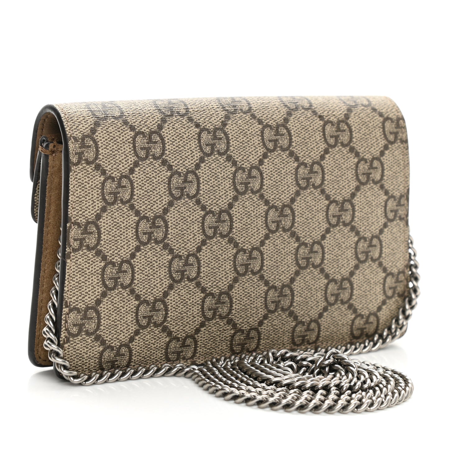 GG Supreme Monogram Super Mini Dionysus Shoulder Bag Taupe