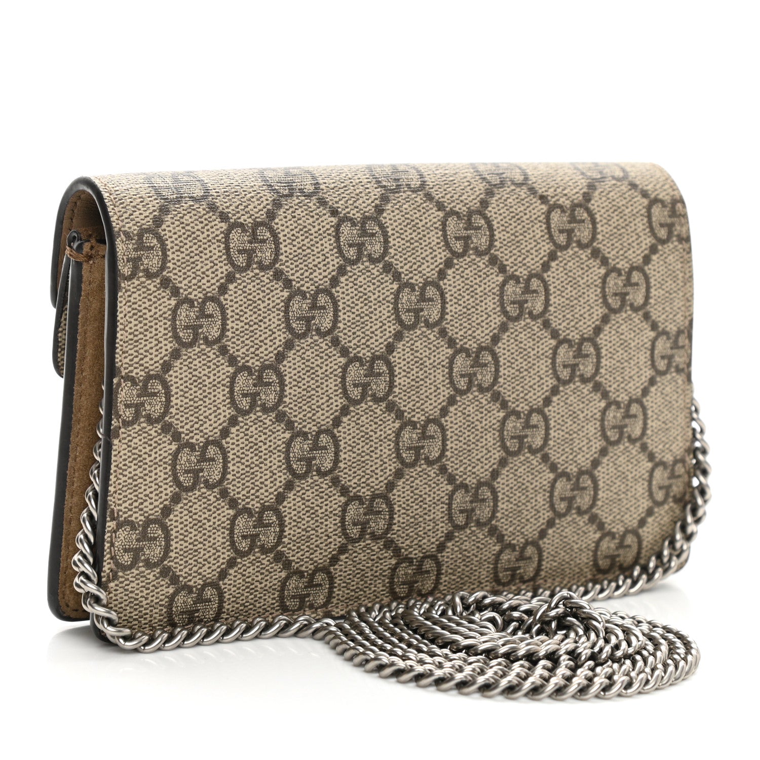 Gucci GG Supreme Monogram Super Mini Dionysus Shoulder Bag Taupe 3 of 10