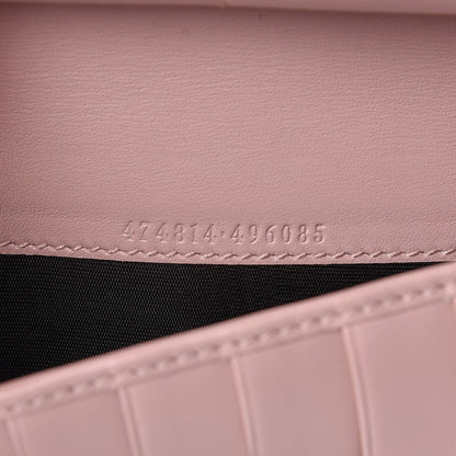 Gucci Calfskin Matelasse GG Marmont Zip Around Organizer Wallet Perfect Pink 7 of 9