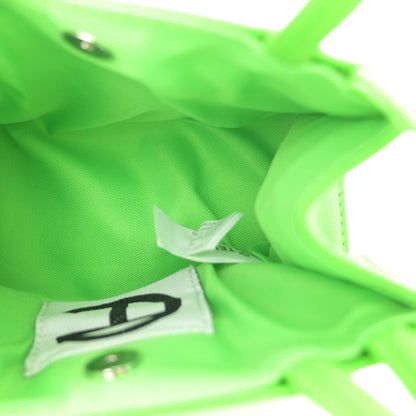 Telfar Vegan Leather Small Shopping Bag Highlighter Green 5 of 9