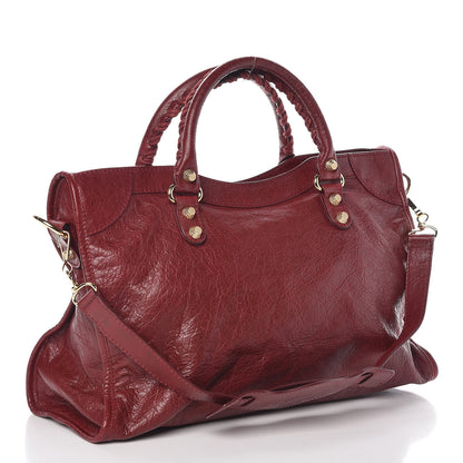 Balenciaga Agneau Giant 12 Gold Hardware City Rouge Cerise 4 of 10