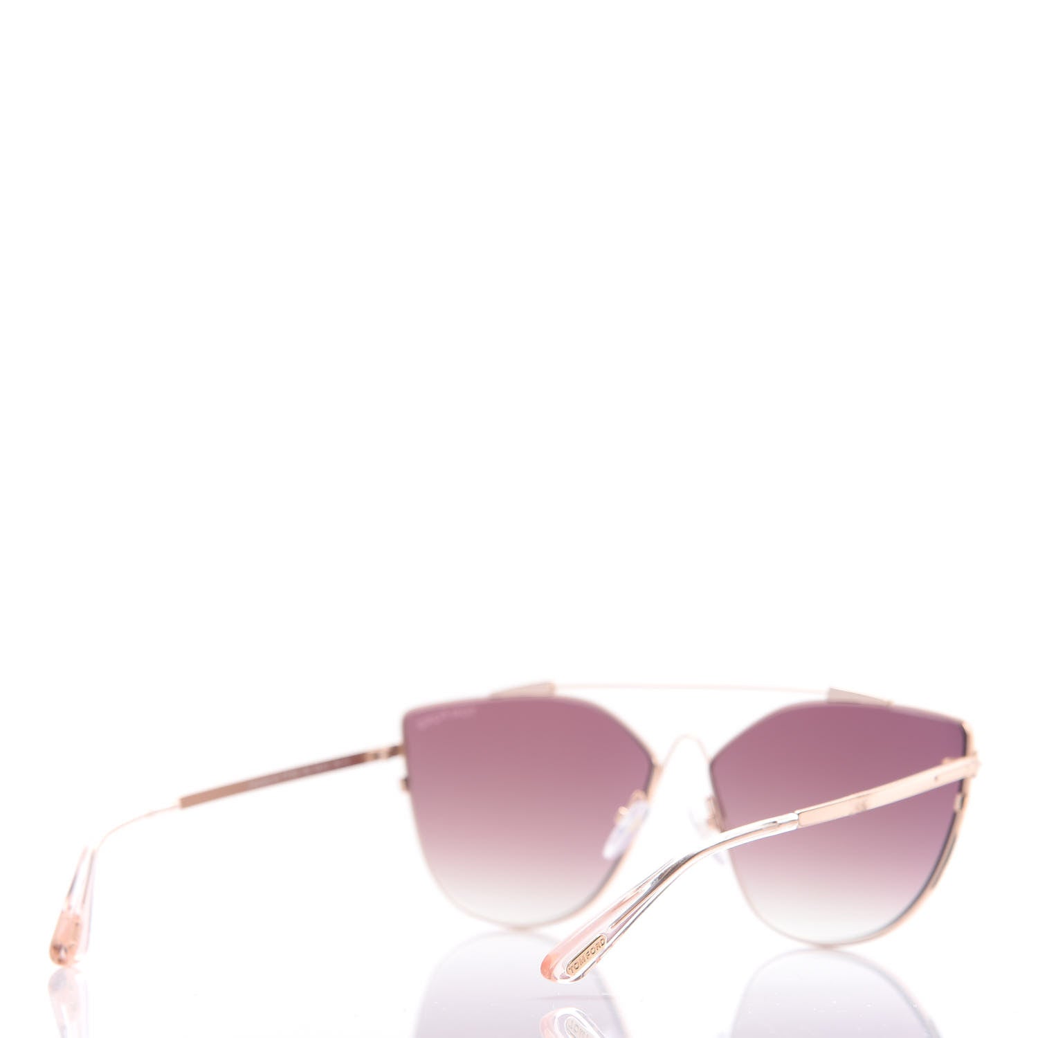 Tom Ford Jacquelyn 02 Aviator Sunglasses TF563 Rose Gold 4 of 8
