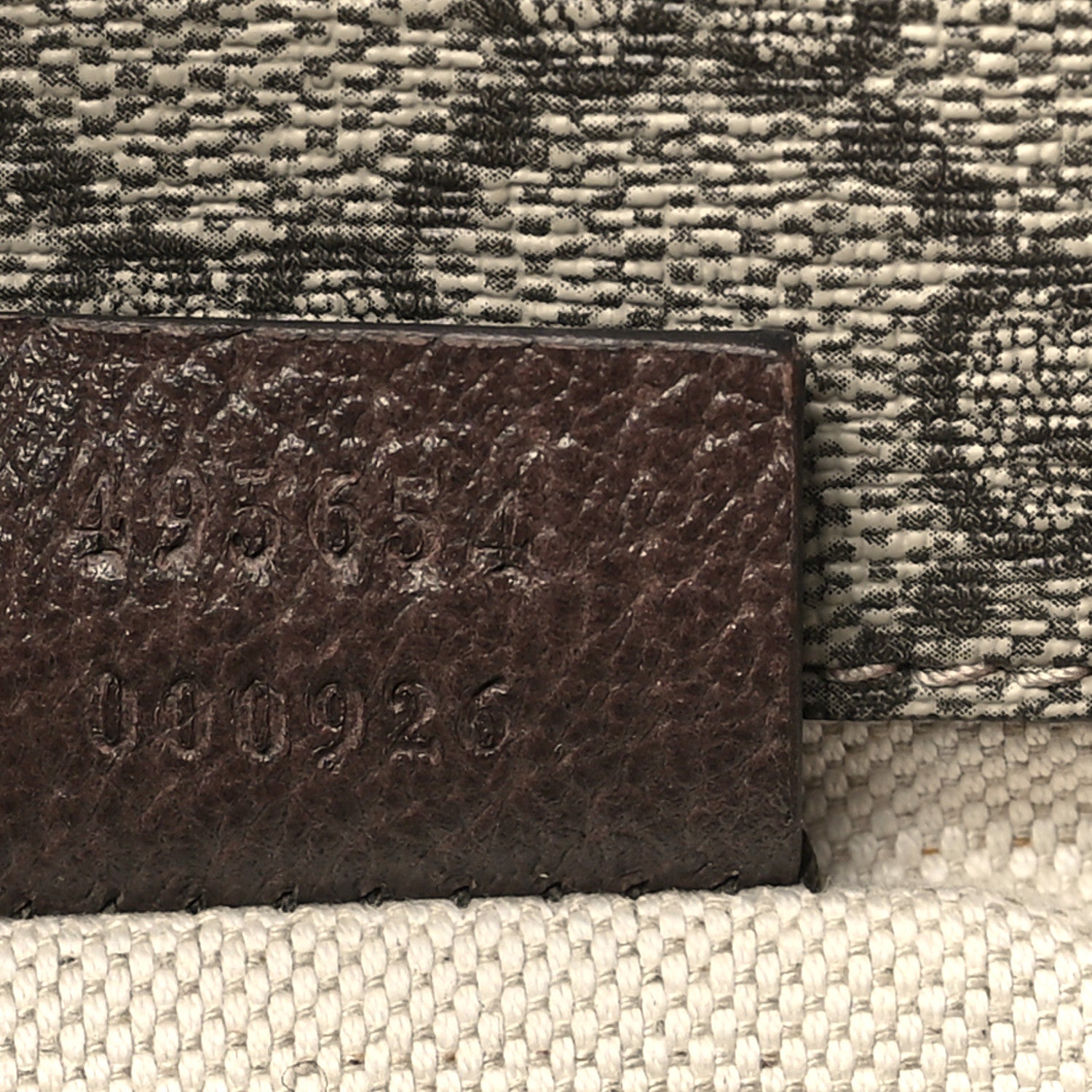 Gucci GG Supreme Monogram Web Neo Vintage Double Flap Messenger Bag Beige New Acero 7 of 10