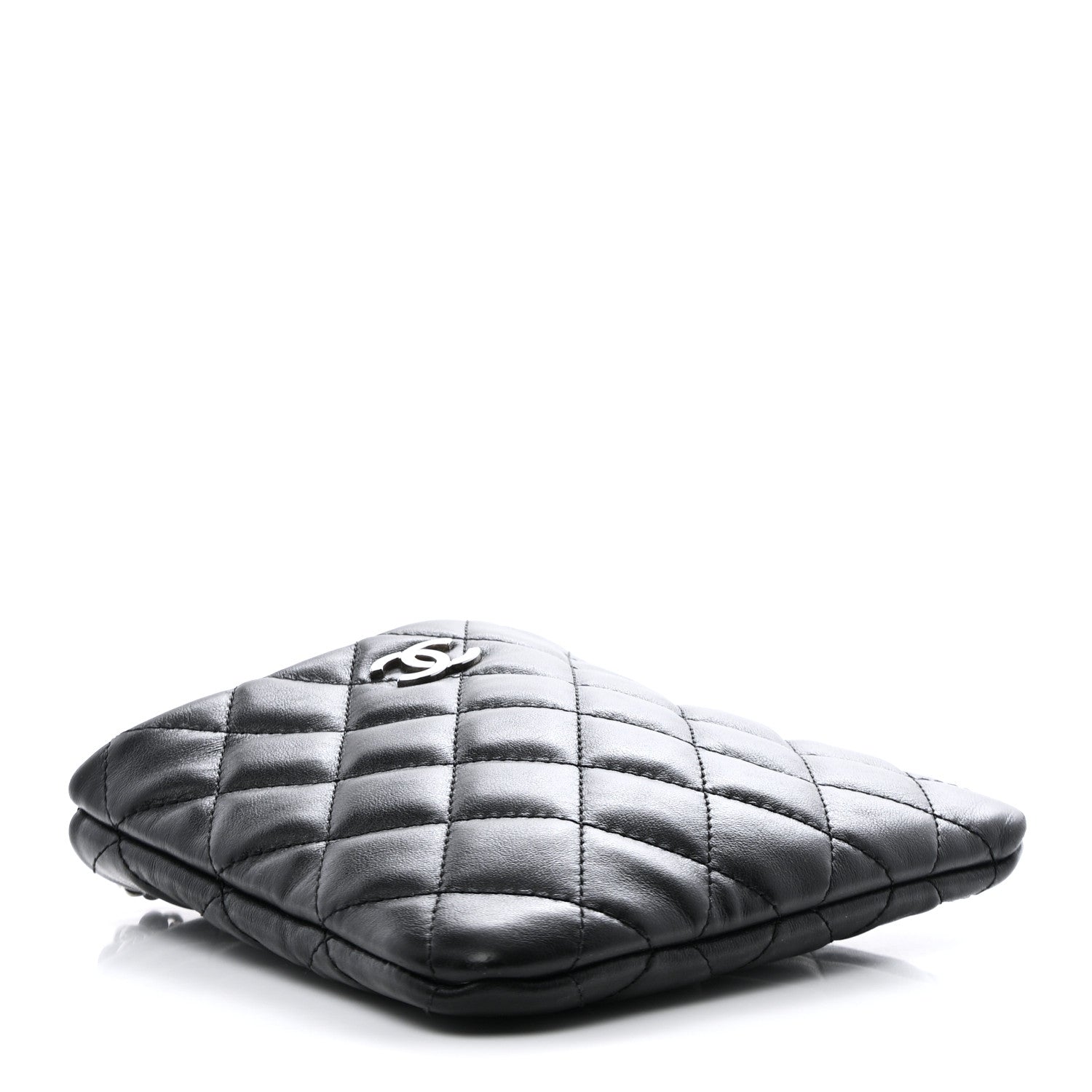 Chanel Lambskin Quilted Crossbody Bag Black 6 of 23
