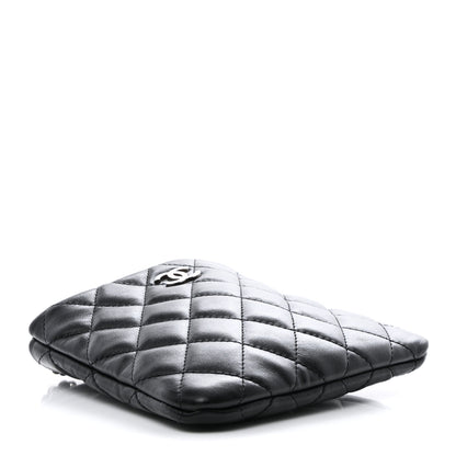 Chanel Lambskin Quilted Crossbody Bag Black 6 of 23