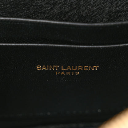 Saint Laurent Grain De Poudre Matelasse Monogram Mini Lou Camera Bag Crema Soft 6 of 9