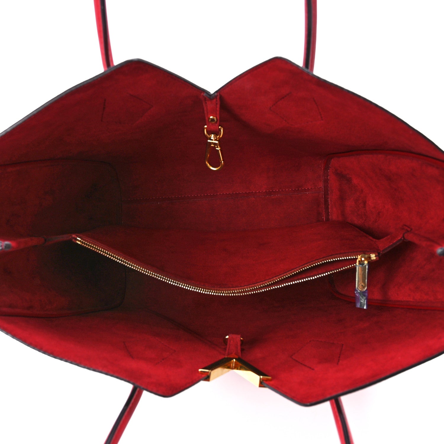 Louis Vuitton Calfskin Monogram Kimono Tote Cherry 5 of 12
