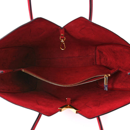 Louis Vuitton Calfskin Monogram Kimono Tote Cherry 5 of 12