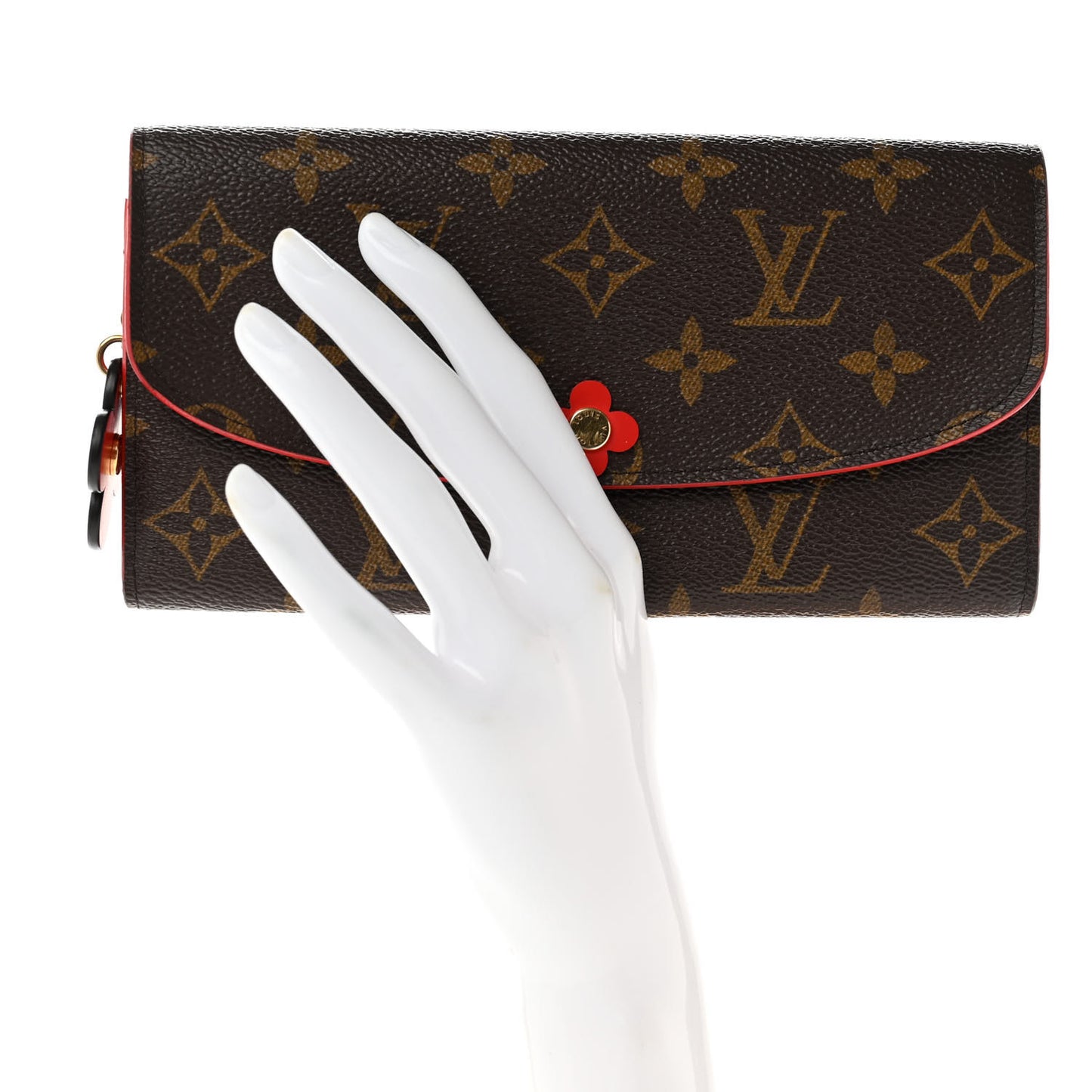 Monogram Bloom Flower Emilie Wallet Rouge