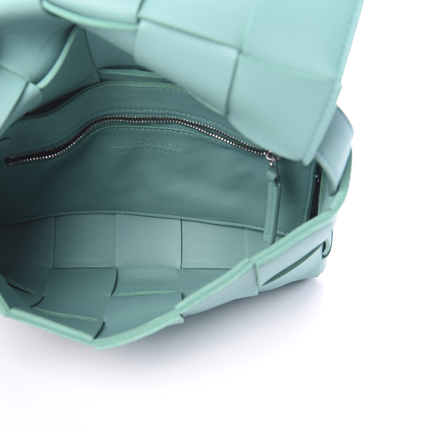 Nappa Maxi Intreccio Cassette Bag Linoleum