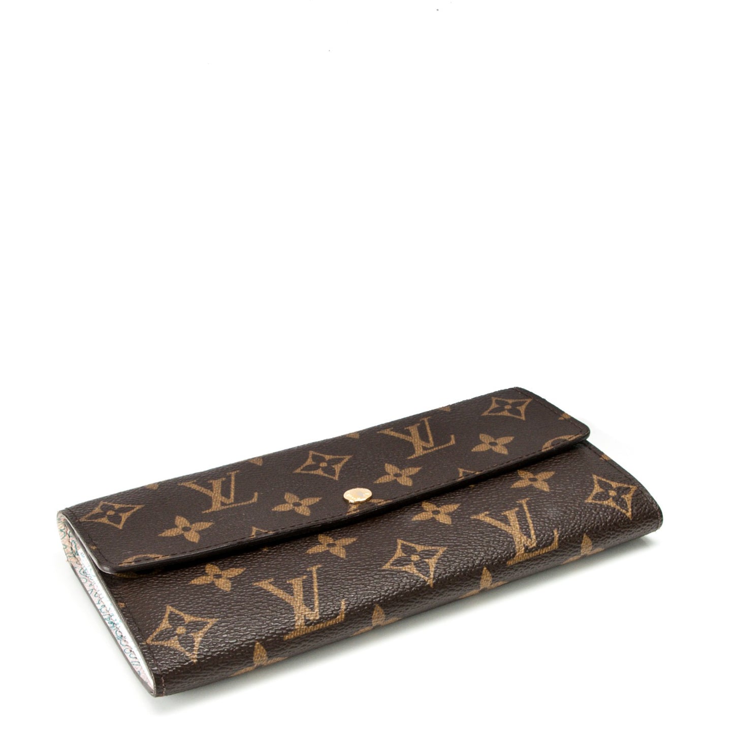 Monogram Fleuri Sarah Wallet Rose
