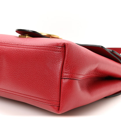Gucci Cellarius Calfskin GG Marmont Shoulder Bag Vulcanic Red 10 of 11