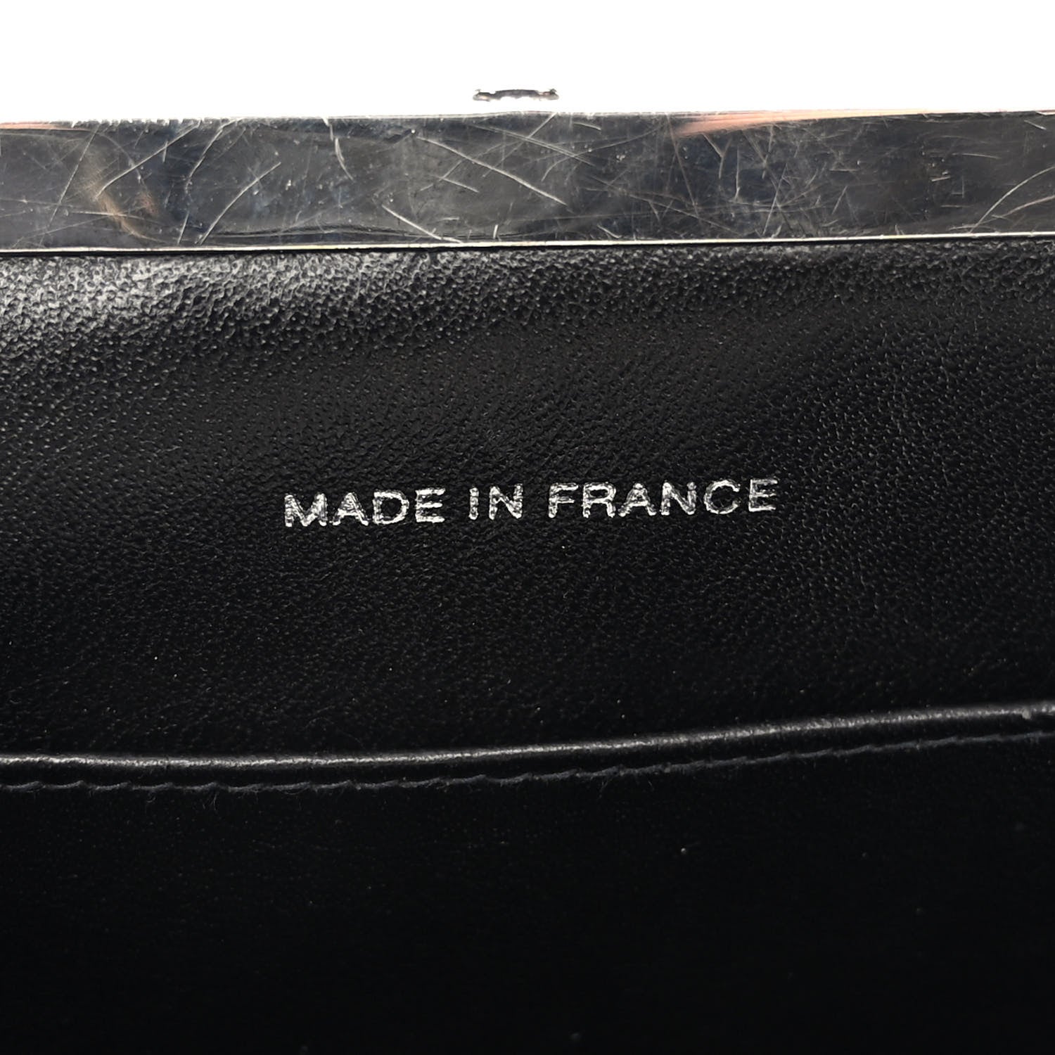 Chanel Patent Quilted Kisslock Frame Bag Black 7 of 11