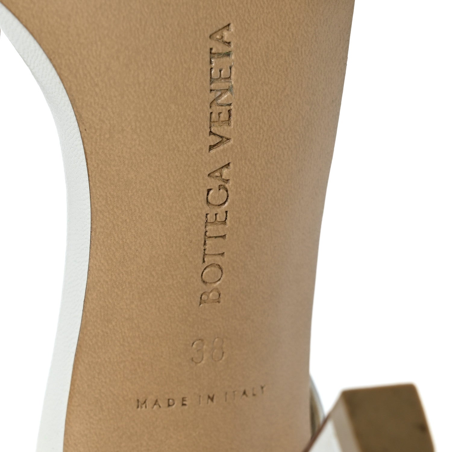 Bottega Veneta Lambskin Stretch Multi Strap 90mm Sandals 39 Optic White 7 of 8