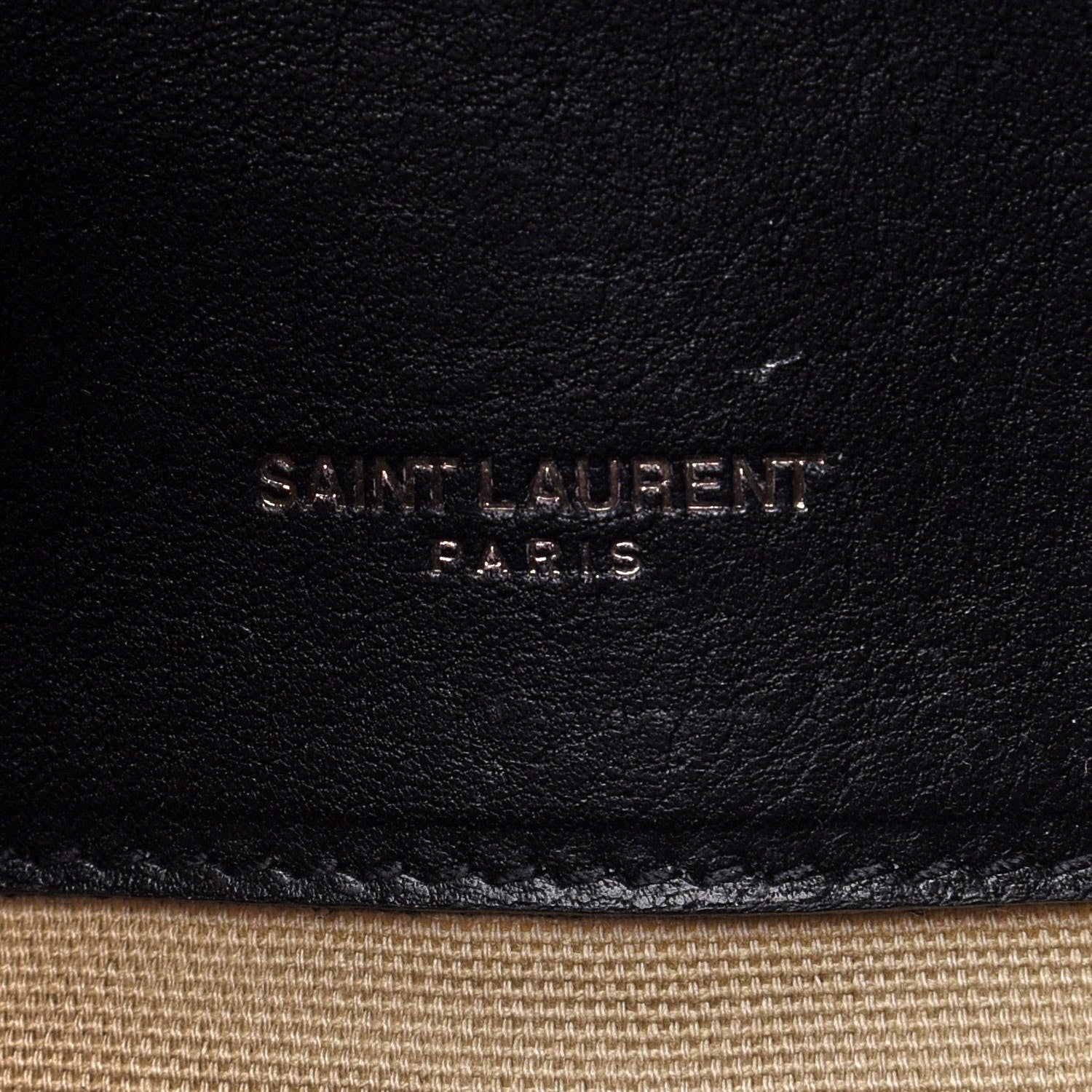 Saint Laurent Berber Chevron Tassel Monogram Medium College Bag Black White 7 of 13