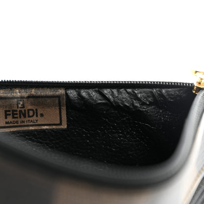 Fendi Pequin Zip Clutch Tobacco 11 of 13