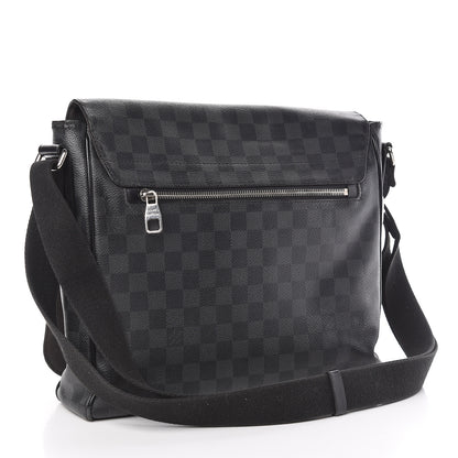 Louis Vuitton Damier Graphite District MM 3 of 9