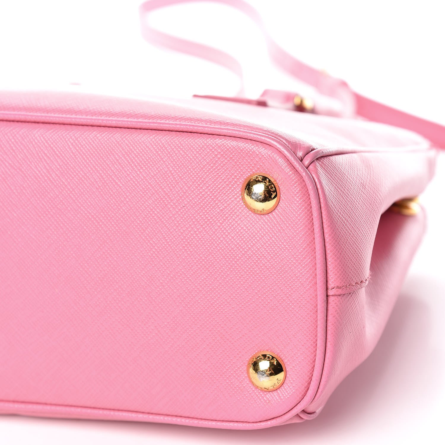 Prada Saffiano Mini Galleria Double Zip Tote Geranio 7 of 13