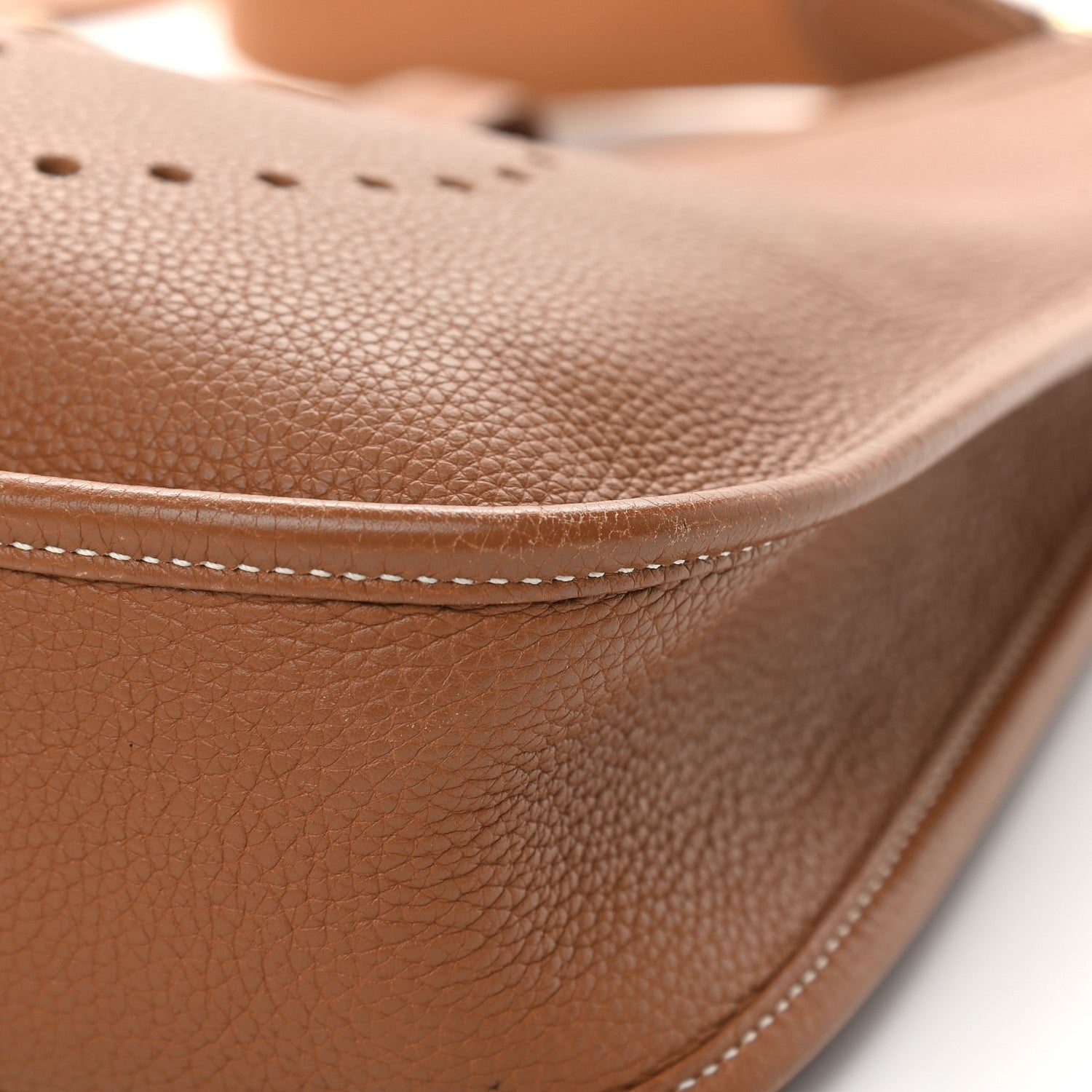 Hermes Taurillon Clemence Evelyne PM Gold 9 of 10