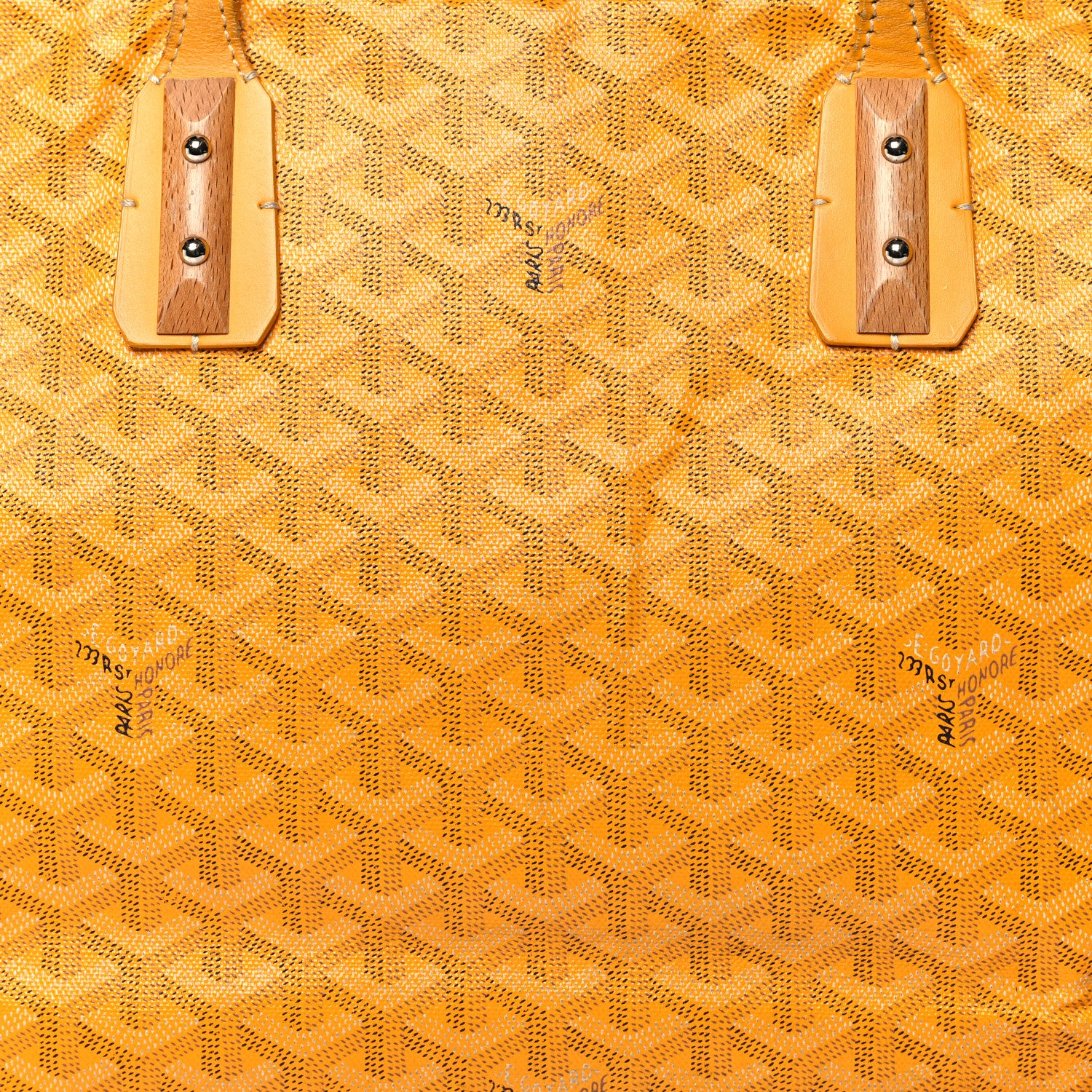 Goyard Goyardine Sac Hardy Pet Carrier PM Yellow 7 of 14