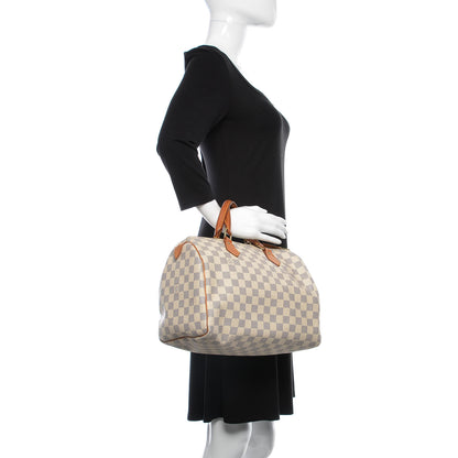 Louis Vuitton Damier Azur Speedy 30 2 of 17