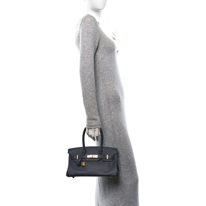 Hermes Evercolor Shoulder Birkin Light 29 Ardoise 2 of 13