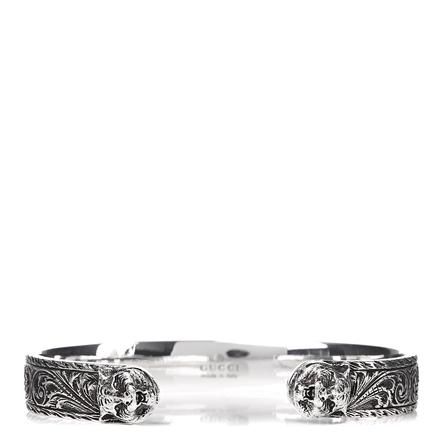 Sterling Silver Tiger Cuff Bracelet