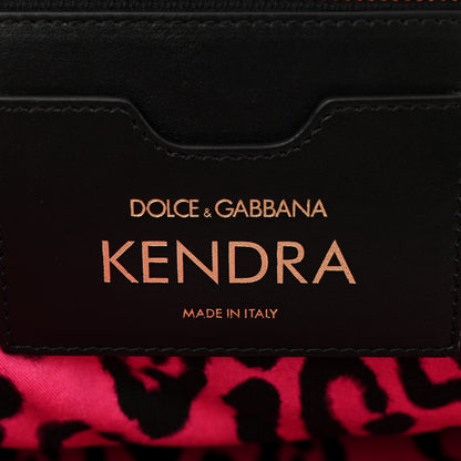 Dolce & Gabbana Woven Raffia Kendra Logo Tote Multicolor 6 of 9