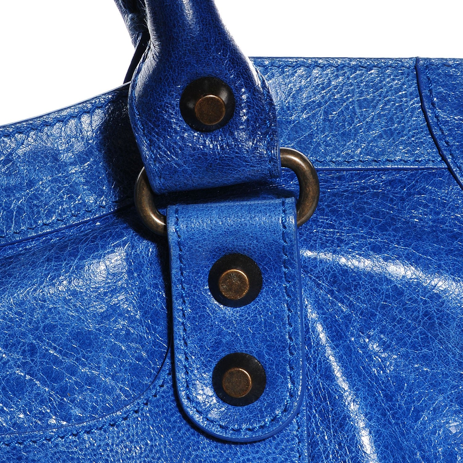 Balenciaga Chevre Classic Hardware City French Bleu 7 of 15