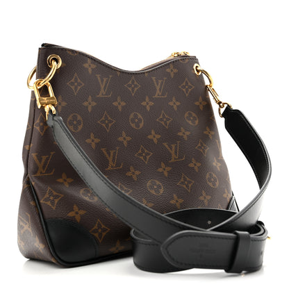 Louis Vuitton Monogram Odeon PM Black 3 of 12